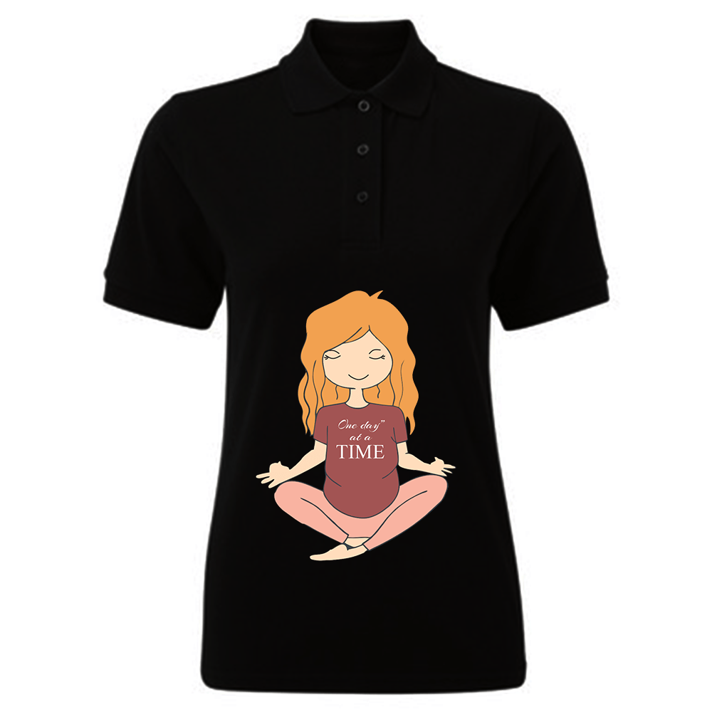 BYFT010827 BYFT Round Neck T Shirt Printed Black XL 190 GSM Cotton One Day at a Time Design Set of 1.png