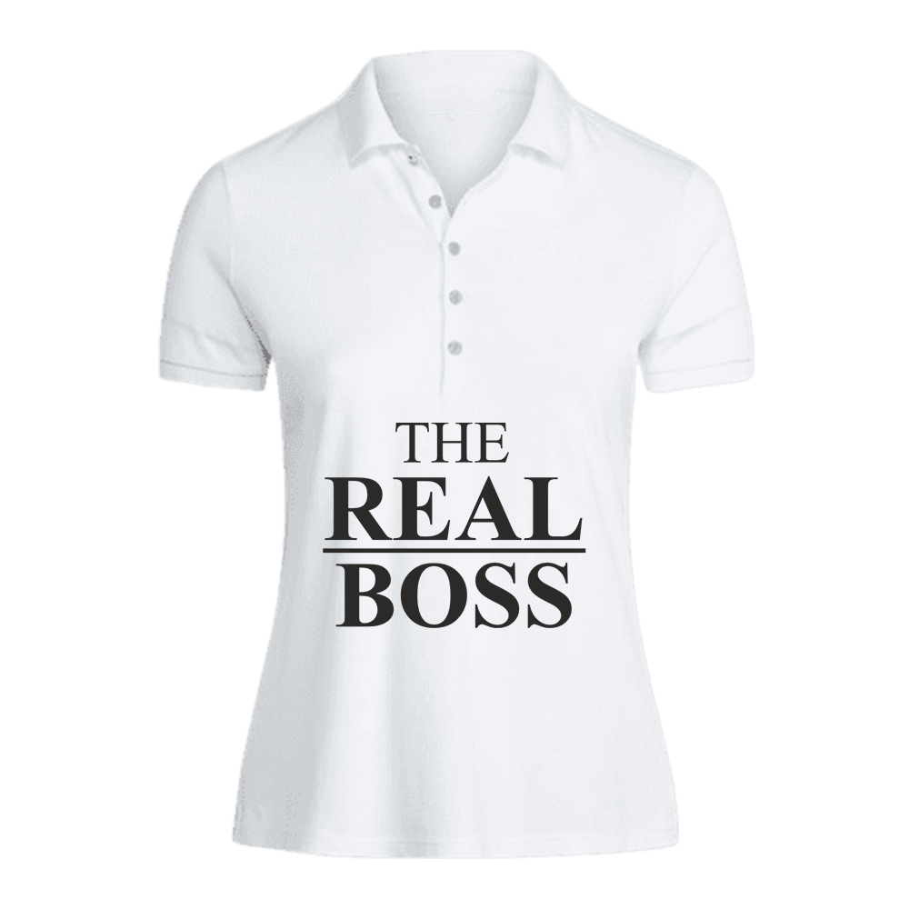 BYFT010833 BYFT Polo Neck T Shirt Printed White XL 220 GSM Cotton The Real Boss Design Set of 1.png