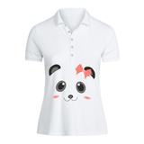 BYFT010837 BYFT Polo Neck T Shirt Printed White XL 220 GSM Cotton Ms. Panda Design Set of 1.png