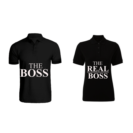 BYFT010847 BYFT Polo Neck T Shirt Printed Black XL 220 GSM Cotton The Boss The Real Boss Design Set of 2.png