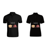 BYFT010849 BYFT Polo Neck T Shirt Printed Black XL 220 GSM Cotton Forever Design Set of 2.png
