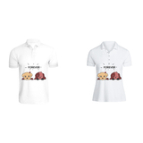 BYFT010879 BYFT Polo Neck T Shirt Printed White XL 220 GSM Cotton Forever Design Set of 2.png