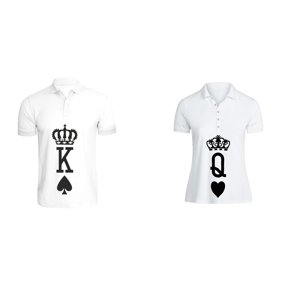 BYFT010881 BYFT Polo Neck T Shirt Printed White XL 220 GSM Cotton Crown King Queen Design Set of 2.png