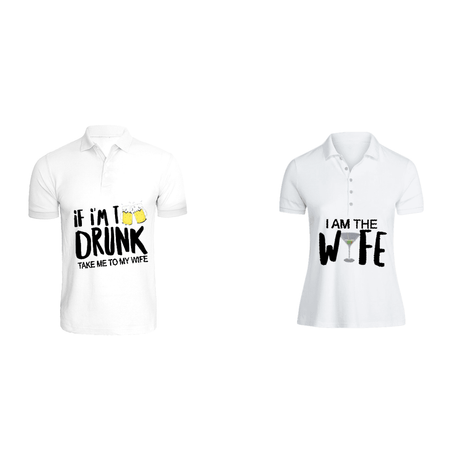 BYFT010886 BYFT Polo Neck T Shirt Printed White XL 220 GSM Cotton If i am Too Drunk Matching Set Design Set of 2.png