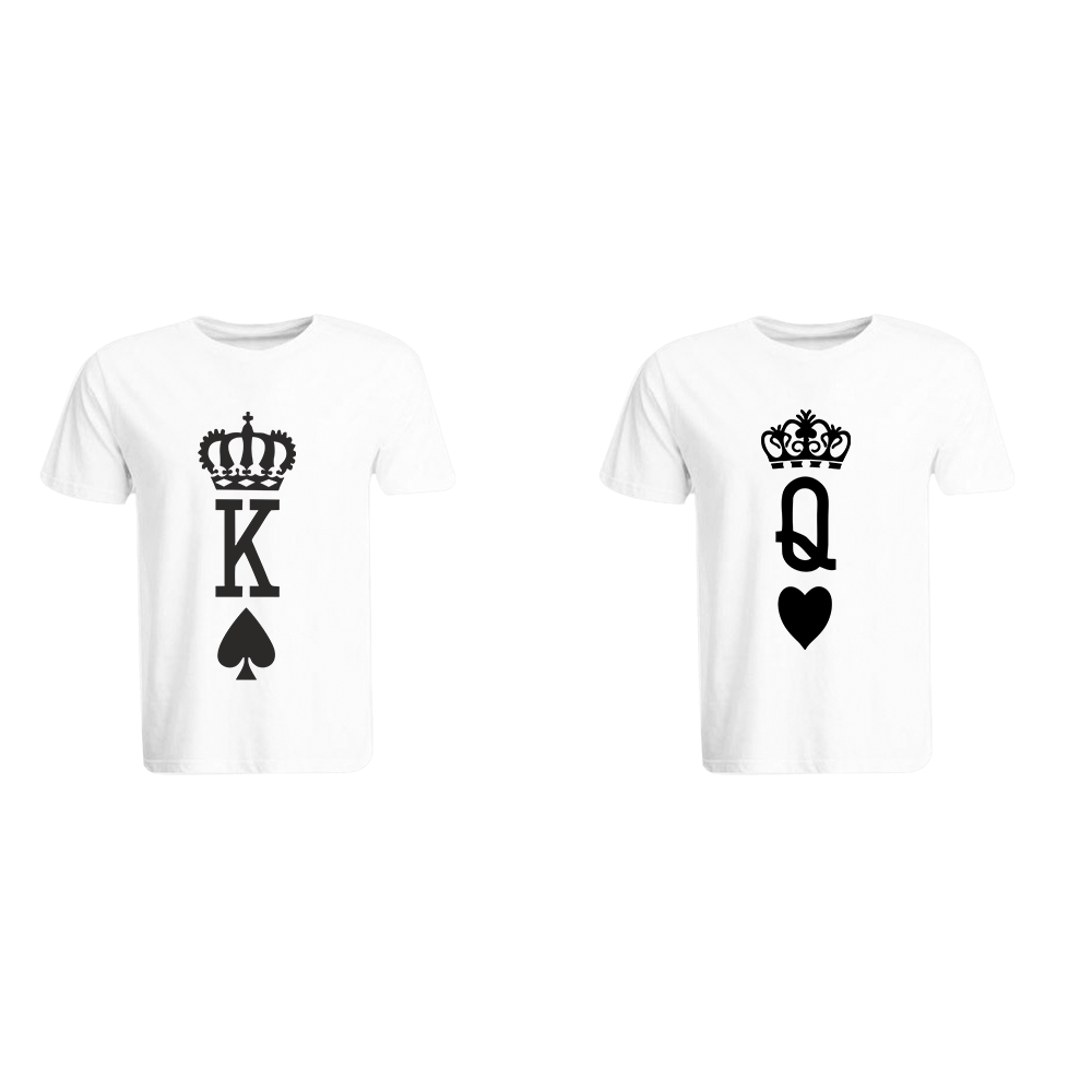 BYFT010896 BYFT Round Neck T Shirt Printed White XL 190 GSM Cotton Crown King Queen Design Set of 2.png