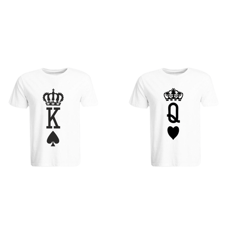 BYFT010896 BYFT Round Neck T Shirt Printed White XL 190 GSM Cotton Crown King Queen Design Set of 2.png