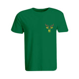 BYFT011036 BYFT Round Neck T Shirt Embroidery Green XXL 190 GSM Cotton Reindeer Set of 1.jpg
