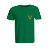 BYFT011036 BYFT Round Neck T Shirt Embroidery Green XXL 190 GSM Cotton Reindeer Set of 1.jpg