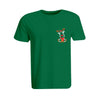 BYFT011038 BYFT Round Neck T Shirt Embroidery Green XXL 190 GSM Cotton Reindeer With Christmas Cap Set of 1.jpg