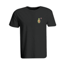 BYFT011140 BYFT Round Neck T Shirt Embroidery Black XXL 190 GSM Cotton Avacado Male Design Set of 1