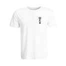 BYFT011162 BYFT Round Neck T Shirt Embroidery White XXL 190 GSM Cotton Crown King Spades Design Set of 1