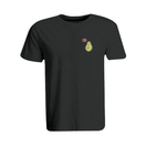 BYFT011176 BYFT Round Neck T Shirt Embroidery Black XXL 190 GSM Cotton Avacado Female Design Set of 1