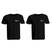 BYFT011213 BYFT Round Neck T Shirt Embroidery Black XXL 190 GSM Cotton Mickey Minnie Love Design Set of 2.png