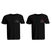 BYFT011214 BYFT Round Neck T Shirt Embroidery Black XXL 190 GSM Cotton I Love My King Queen Design Set of 2.png