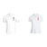 BYFT011219 BYFT Polo Neck T Shirt Embroidery White XXL 220 GSM Cotton Crown King Queen Design Set of 2