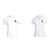 BYFT011223 BYFT Polo Neck T Shirt Embroidery White XXL 220 GSM Cotton Mr. Moustache Mrs. Lips Design Set of 2