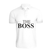 BYFT011247 BYFT Polo Neck T Shirt Printed White XXL 220 GSM Cotton The Boss Design Set of 1