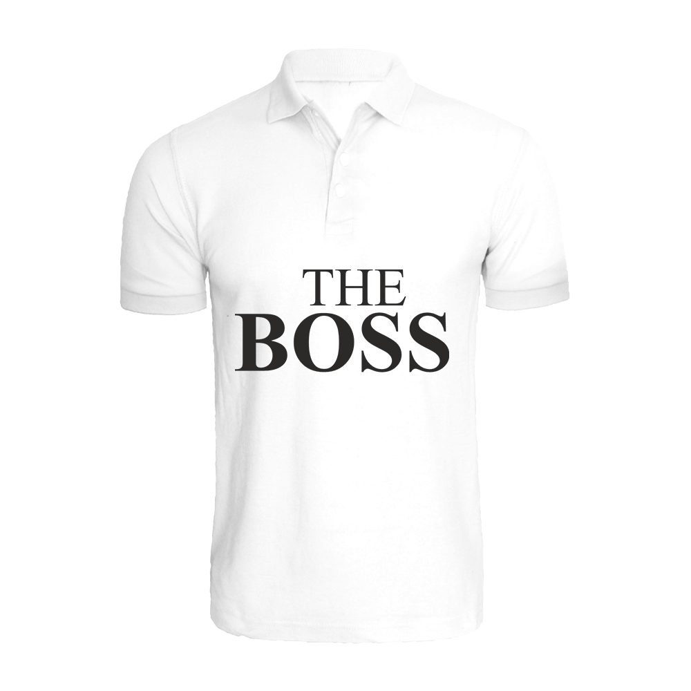 BYFT011247 BYFT Polo Neck T Shirt Printed White XXL 220 GSM Cotton The Boss Design Set of 1.png