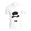 BYFT011249 BYFT Polo Neck T Shirt Printed White XXL 220 GSM Cotton Gentle Man Design Set of 1