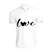 BYFT011251 BYFT Polo Neck T Shirt Printed White XXL 220 GSM Cotton Mickey Love Design Set of 1