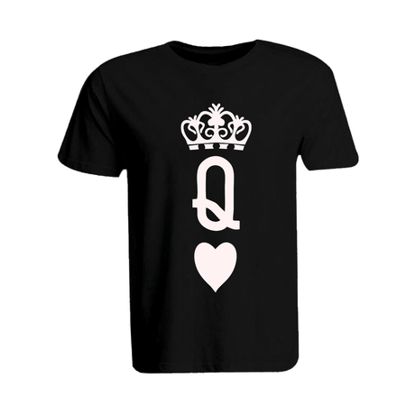 BYFT011275 BYFT Round Neck T Shirt Printed Black XXL 190 GSM Cotton Crown Queen Heart Design Set of 1.png