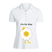 BYFT011281 BYFT Polo Neck T Shirt Printed White XXL 220 GSM Cotton On my way Daisy Design Set of 1