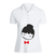 BYFT011287 BYFT Polo Neck T Shirt Printed White XXL 220 GSM Cotton Chinese Doll Design Set of 1