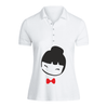 BYFT011287 BYFT Polo Neck T Shirt Printed White XXL 220 GSM Cotton Chinese Doll Design Set of 1