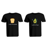 BYFT011326 BYFT Round Neck T Shirt Printed Black XXL 190 GSM Cotton The Avacado to My Toast Design Set of 2.png