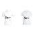 BYFT011334 BYFT Polo Neck T Shirt Printed White XXL 220 GSM Cotton Mickey Minnie Love Design Set of 2
