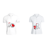 BYFT011336 BYFT Polo Neck T Shirt Printed White XXL 220 GSM Cotton Perfect Match Design Set of 2