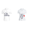 BYFT011339 BYFT Polo Neck T Shirt Printed White XXL 220 GSM Cotton Best Catch Fisherman Design Set of 2