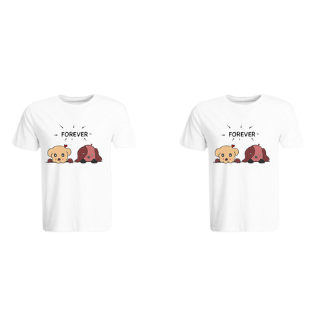 BYFT011346 BYFT Round Neck T Shirt Printed White XXL 190 GSM Cotton Forever Design Set of 2.png