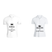 BYFT011355 BYFT Round Neck T Shirt Printed White XXL 190 GSM Cotton King of Whatever Left Queen of Everything Design Set of 2.png