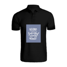 BYFT011360 BYFT Polo Neck T Shirt Printed Black XXL 220 GSM Cotton Behind Every Succesful Women is Herself Set of 1