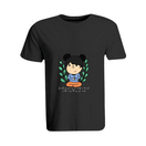 BYFT011374 BYFT Round Neck T Shirt Printed Black XXL 190 GSM Cotton Giving Yourself a Break Set of 1