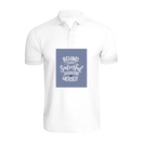 BYFT011376 BYFT Polo Neck T Shirt Printed White XXL 220 GSM Cotton Behind Every Succesful Women is Herself Set of 1