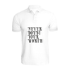 BYFT011380 BYFT Polo Neck T Shirt Printed White XXL 220 GSM Cotton Never Doubt your worth Set of 1