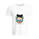 BYFT011390 BYFT Round Neck T Shirt Printed White XXL 190 GSM Cotton Giving Yourself a Break Set of 1