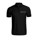 BYFT011393 BYFT Polo Neck T Shirt Embroidery Black XXL 220 GSM Cotton Fear Less Set of 1