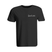 BYFT011399 BYFT Round Neck T Shirt Embroidery Black XXL 190 GSM Cotton Fear Less Set of 1