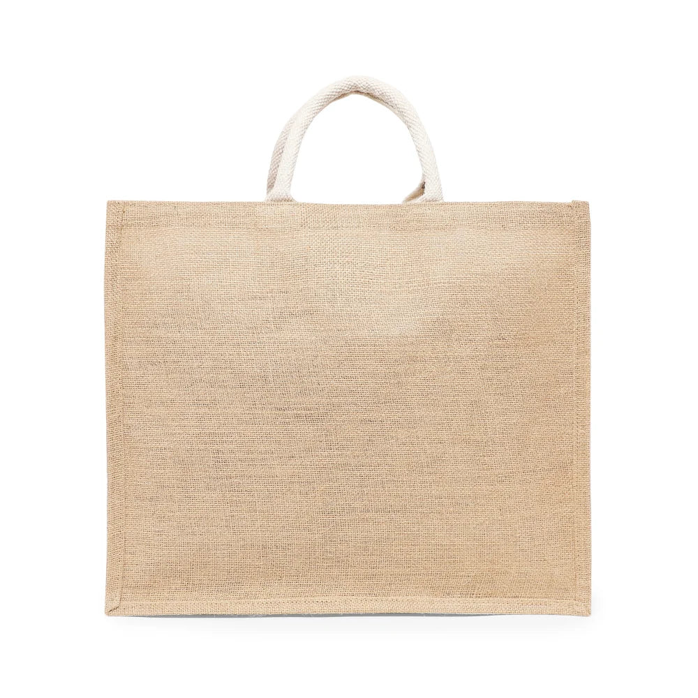byft laminated jute tote bags with gusset natural reusable eco friendly shopping bag jttbts145176