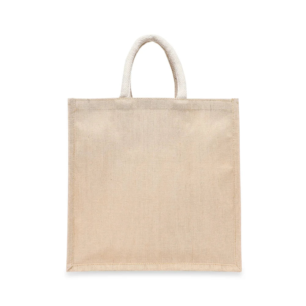 BYFT011432 Acuflex Laminated Juco Tote Bag With Gusset Natural Juco Set of 1.webp