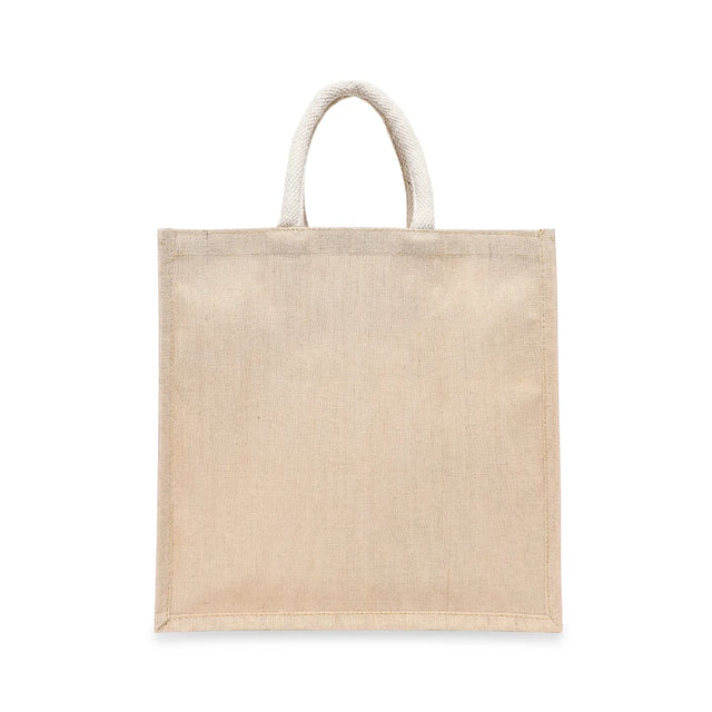 BYFT011432 Acuflex Laminated Juco Tote Bag With Gusset Natural Juco Set of 1.webp