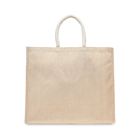 BYFT011433 Acuflex Laminated Juco Tote Bag With Gusset Natural Juco Set of 1.webp