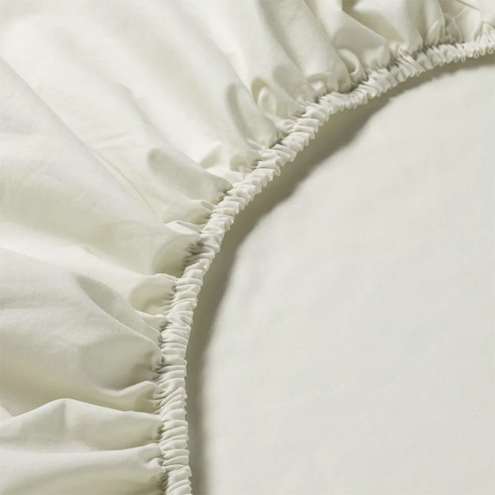 BYFT Orchard Exclusive - Fitted Sheet | Cotton Percale, 180 TC, Soft & Luxurious Bed Linen