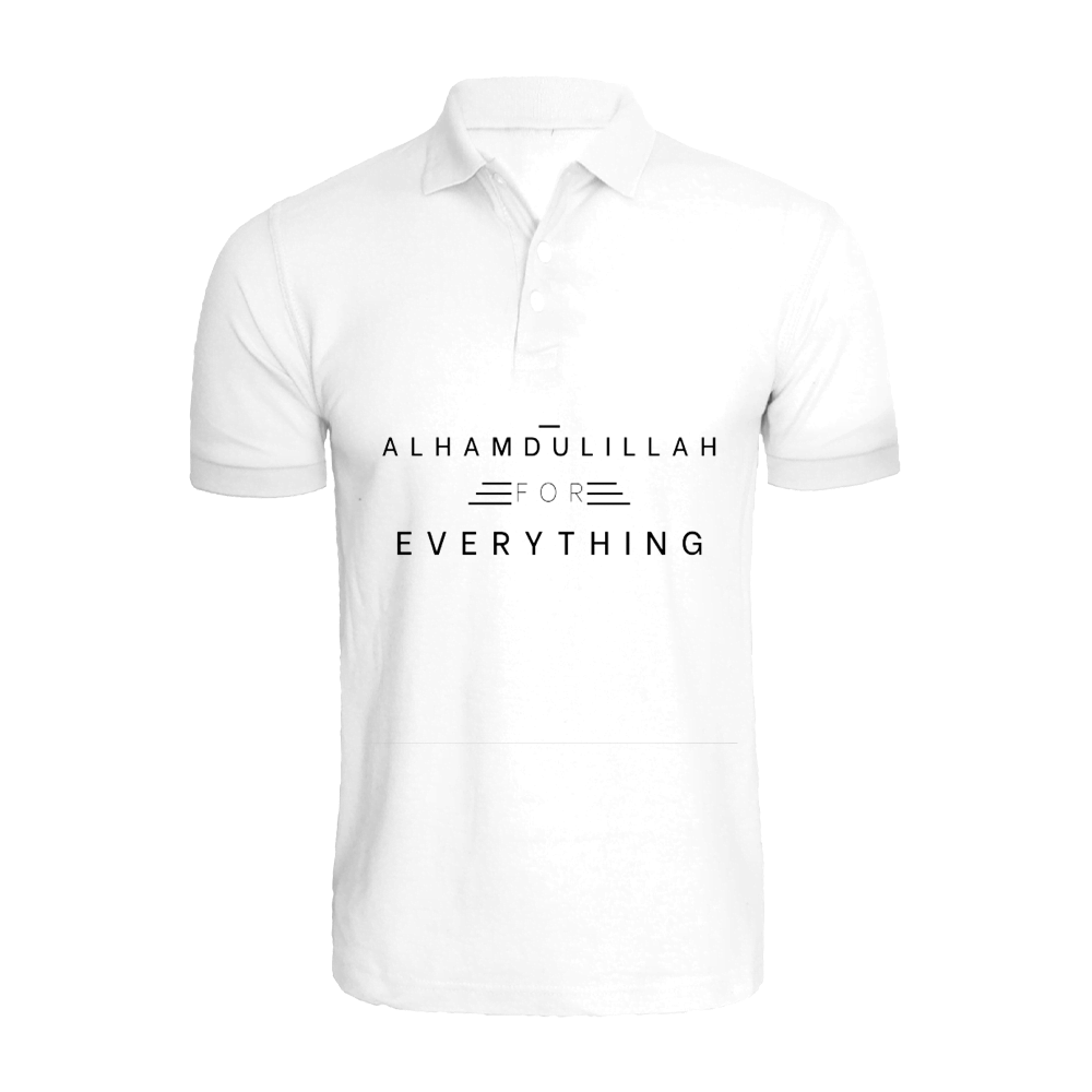 BYFT011578 BYFT Polo Neck Printed White XL T Shirt 220 GSM Cotton Alhamdulillah for Everything Set of 1.png