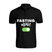 BYFT011610 BYFT Polo Neck Printed Black Small T Shirt 220 GSM Cotton Fasting Mode On Set of 1