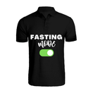 BYFT011612 BYFT Polo Neck Printed Black Large T Shirt 220 GSM Cotton Fasting Mode On Set of 1