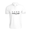 BYFT011699 BYFT Polo Neck Printed White XXL T Shirt 220 GSM Cotton Sabr Set of 1